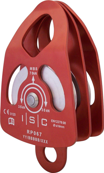 ISC Large Double Prussik Pulley with Load Becket