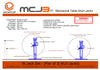 MCJ3 - Mechanical Cable Drum Jack Set - Up to 6.0t Lifting Capacity Data Sheet