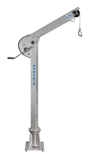 SD125 SST - 125kg Stainless Swivel Hoisting Davit (Built in winch with 9m Cable)