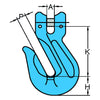 YOKE Grade 100 Clevis Grab Hook