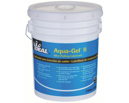 Aqua-Gel® II from Ideal - 5 Gallon Bucket - Wire Pulling Lubricant