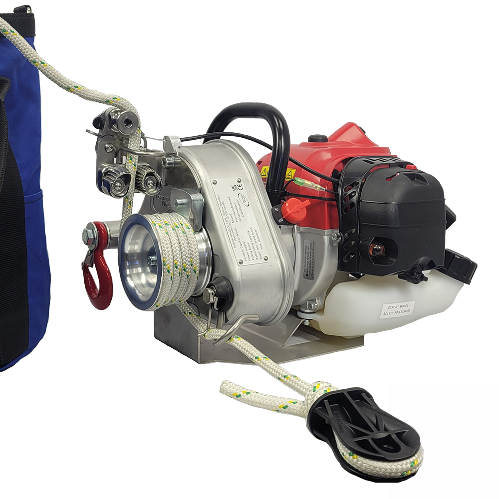 Portable Winch PCW4500 Petrol Pulling Winch with 2-Stroke Engine from RiggingUK