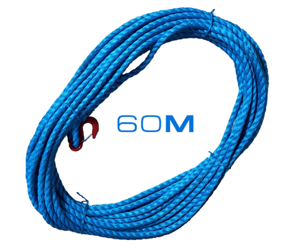 Securpulley 18mm Diameter Polypropylene Rope - 60m with Hook