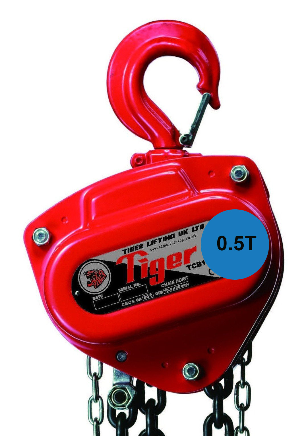 3 Ton x 10' Lift, Tiger Lifting PROCB Manual Chain Block