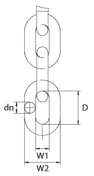 Grade 10 Short Link Chain to BS-EN 818-2