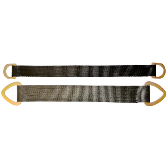 Black Truss Strap with D Links Each End - SWL 250 kgs - 25mm wide