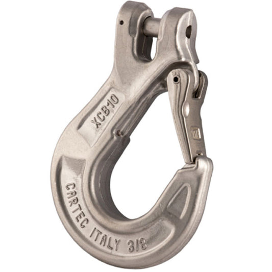 Cartec Grade 6 AISI 316L Clevis Sling Hook with Safety Catch