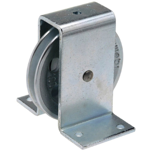 ETT-160 - Galvanised cast iron pulley with Bracket