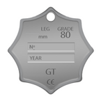 GT Cobra Grade 80 Spare Chain Tag with Wire & Ferrule