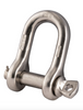 Cartec Grade 6 AISI 316L Dee Shackle with Screw Collar Pin