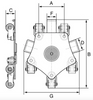 GT Viper 360° Rotating Machinery Moving Skate 4.0t