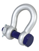 GT Blue Pin Grade 6 Bow Shackle with Safety Nut and Bolt Pin