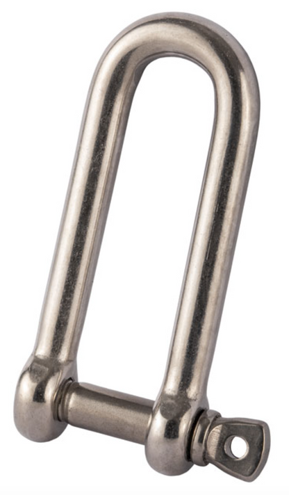 Stainless Steel Long Screw Pin Dee Shackle