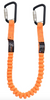 Connecting Tool Stretch Lanyard with Integrated Karabiners