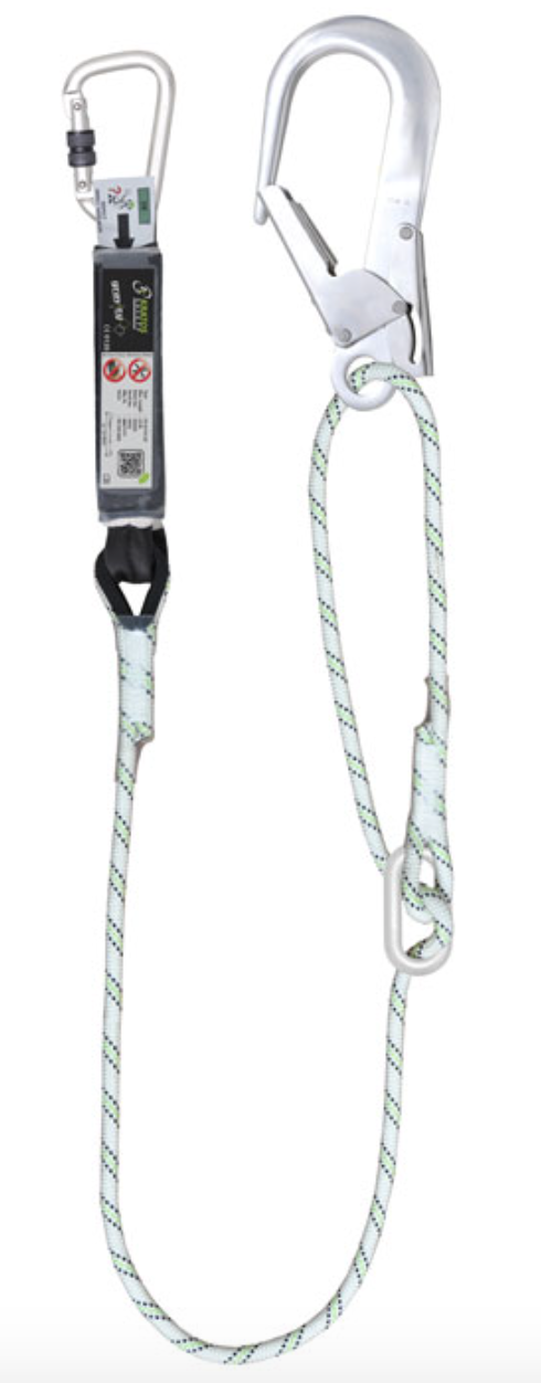 Adjustable Shock Absorbing Expandable Lanyard