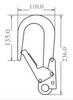 Dimensions for Aluminium Rebar Hook