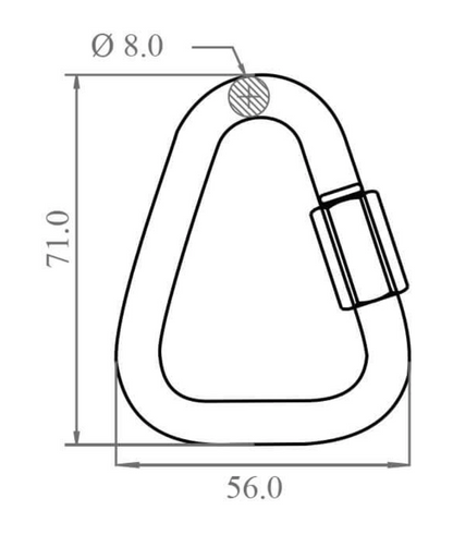 Kratos - Alloy Steel Delta Quick Link