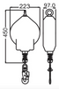 Dimensions 300kg Load Arrester