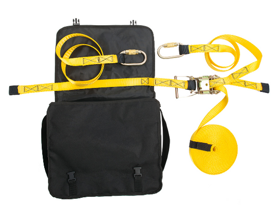 20m Temporary Horizontal Lifeline Yellow/Black