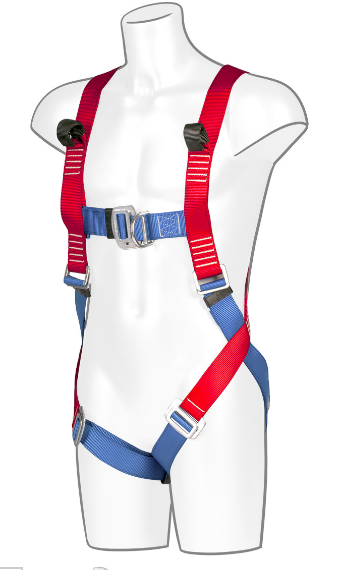 Portwest - 2 Point Harness - Red with Front & Back D-Rings