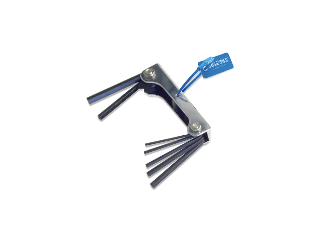 Tool@rrest Global - Metric or Imperial Allen Key Set with Tool Tether